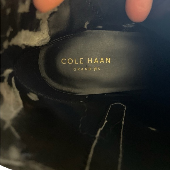 Cole Haan Women’s Hadlyn Black Leather Zip Block Heel Bootie, Size 8.5 - Picture 12 of 13